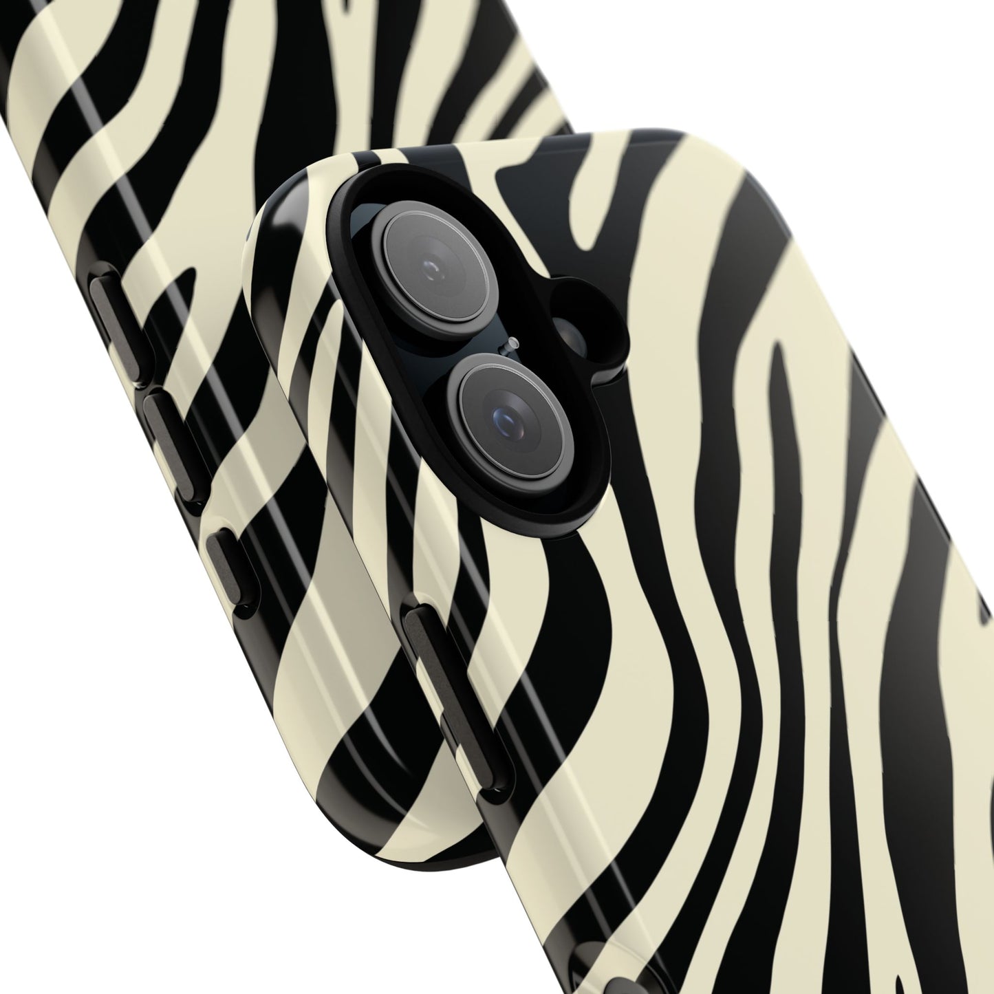 Modern Neutral Zebra Print Phone Case