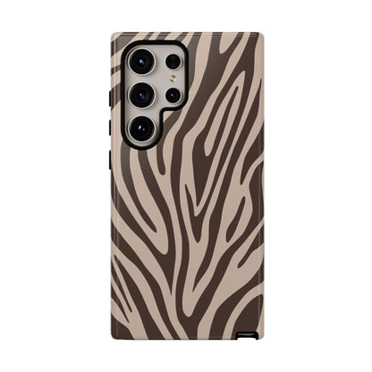 Boutique Mocha Tiger Print Phone Case