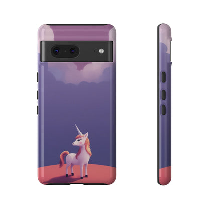 Google Pixel 7 / Glossy Phone Case - Cute Unicorn & Cloud Design Phone Case