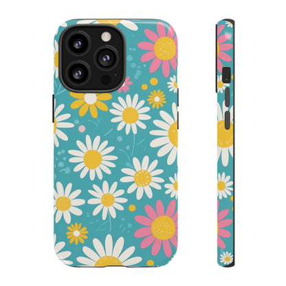 iPhone 13 Pro / Glossy Phone Case - Daisies Floral Pattern 5 Phone Case