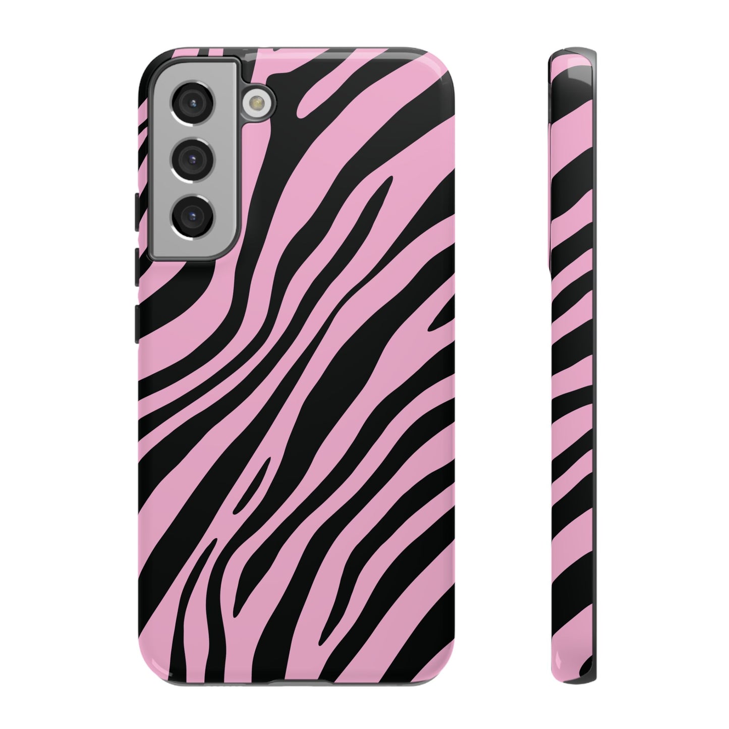 Modern Blush Zebra Print Phone Case