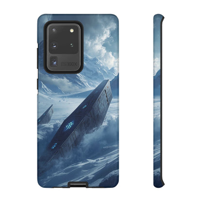 Samsung Galaxy S20 Ultra / Glossy Phone Case - Frozen Alien Wreckage Sci-fi Phone Case