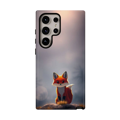 Cute Gothic Fox Design Phone Case