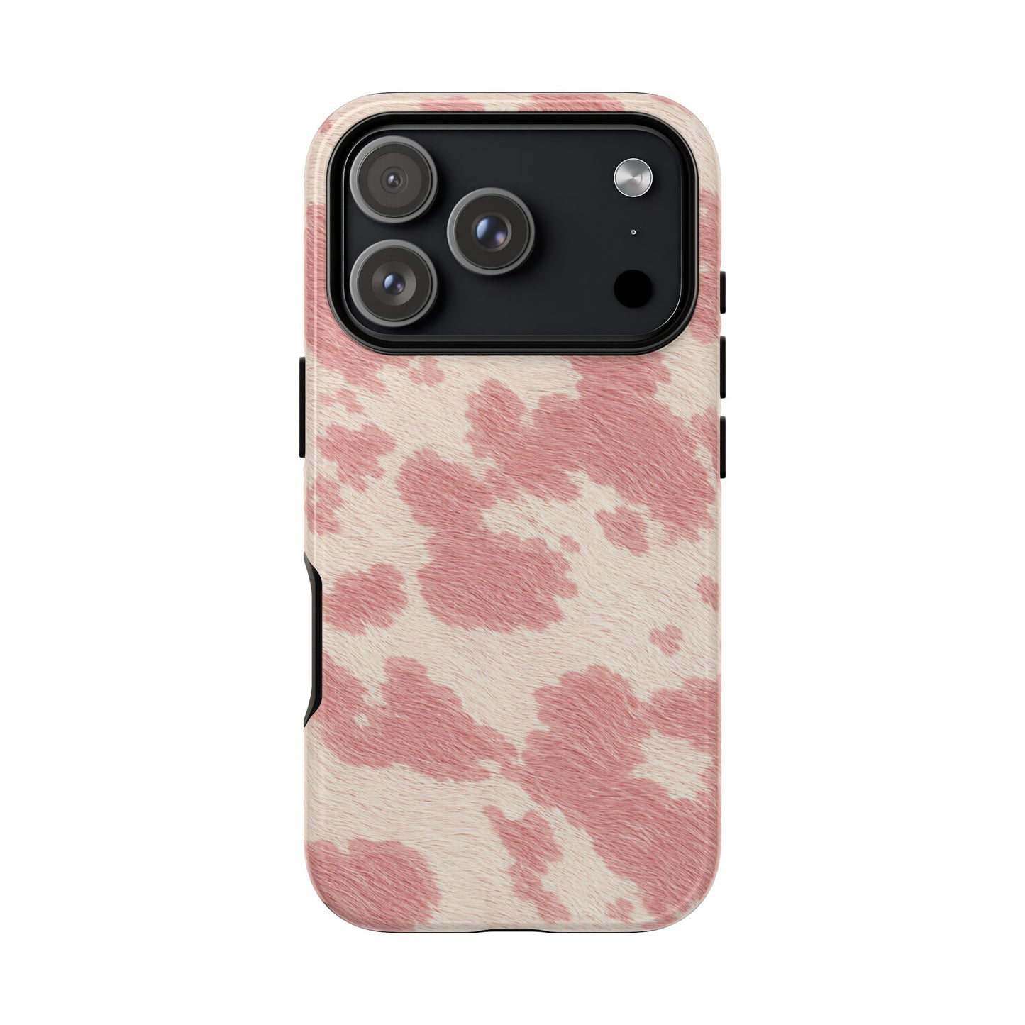 Pretty Blush Cow Print Phone Case