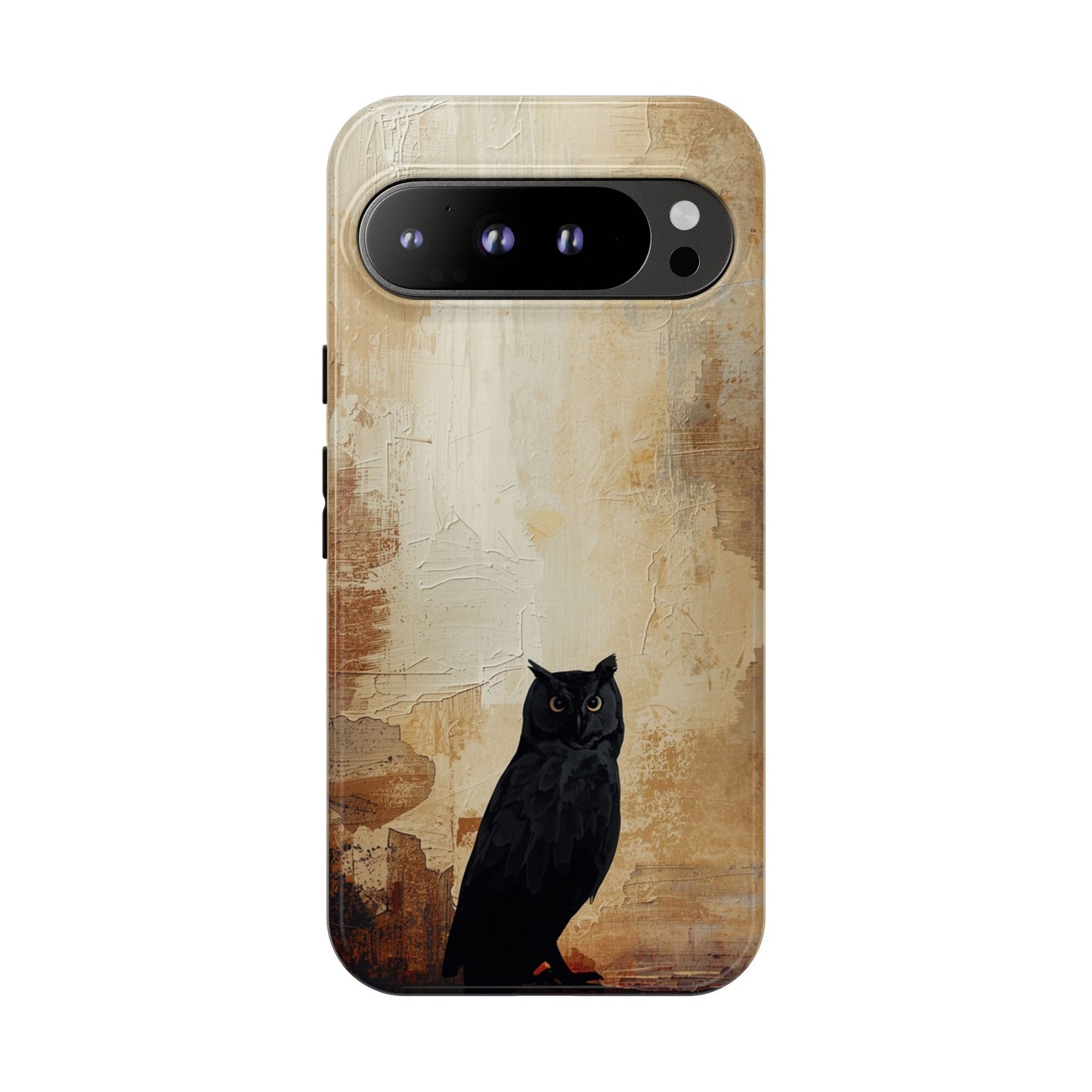 Google Pixel 9 Pro XL / Glossy Phone Case - Beautiful Abstract Owl Design Phone Case