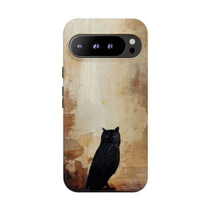 Google Pixel 9 Pro XL / Glossy Phone Case - Beautiful Abstract Owl Design Phone Case