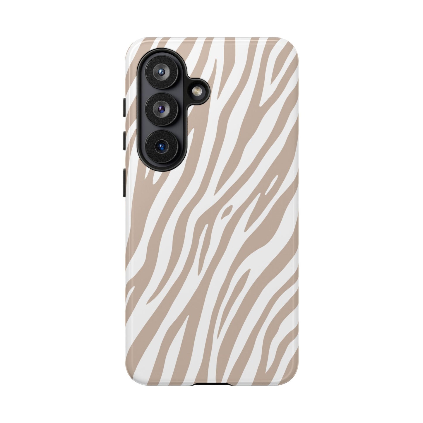 Oatmeal Tiger Print Phone Case