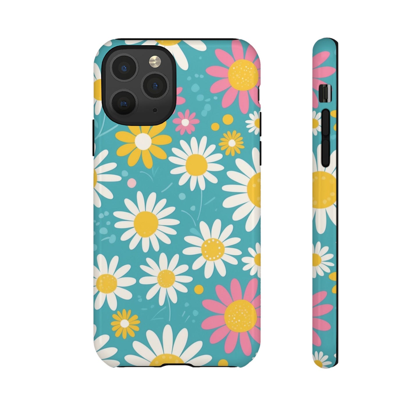 iPhone 11 Pro / Glossy Phone Case - Daisies Floral Pattern 5 Phone Case