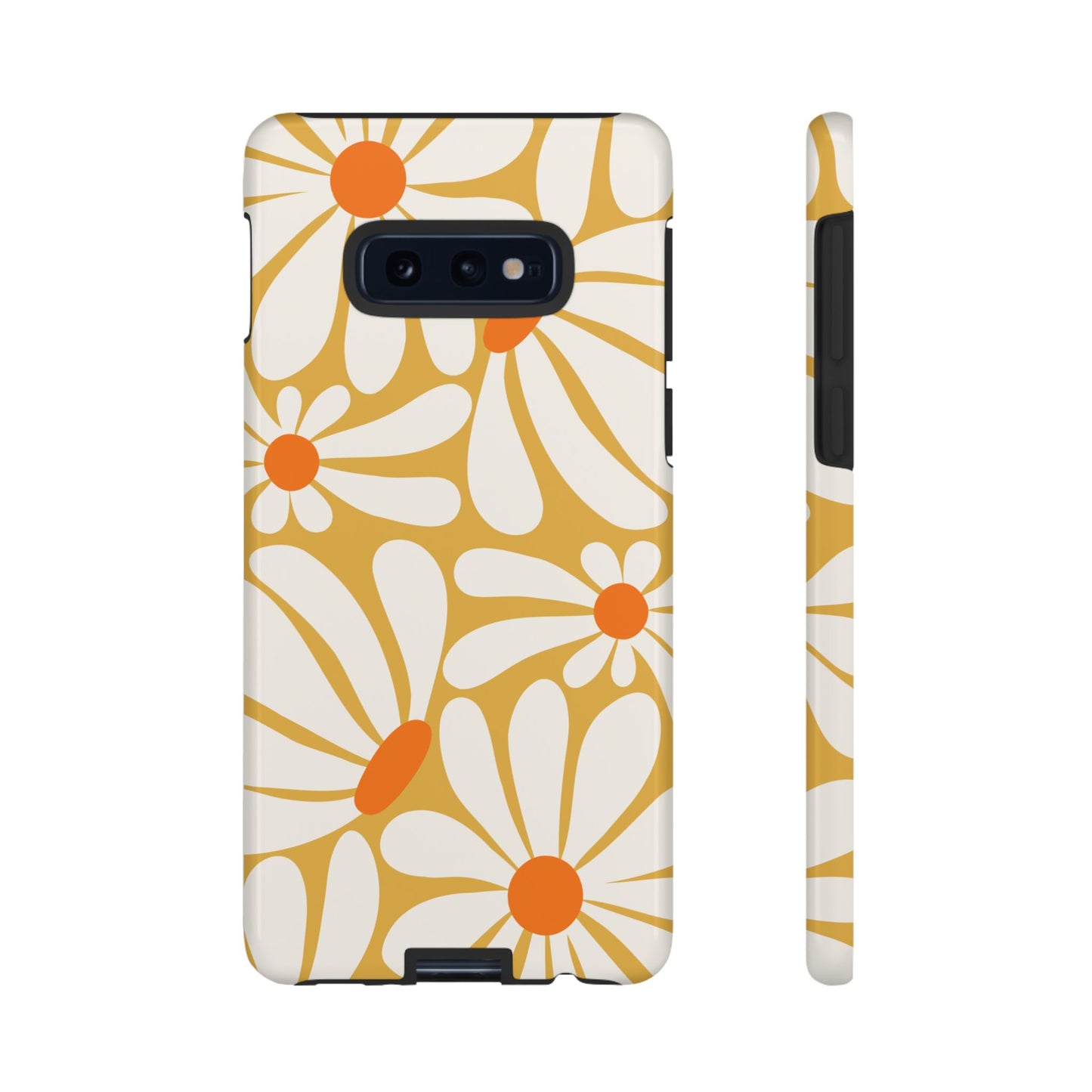 Phone Case - Retro Yellow Daisy Pattern Phone Case