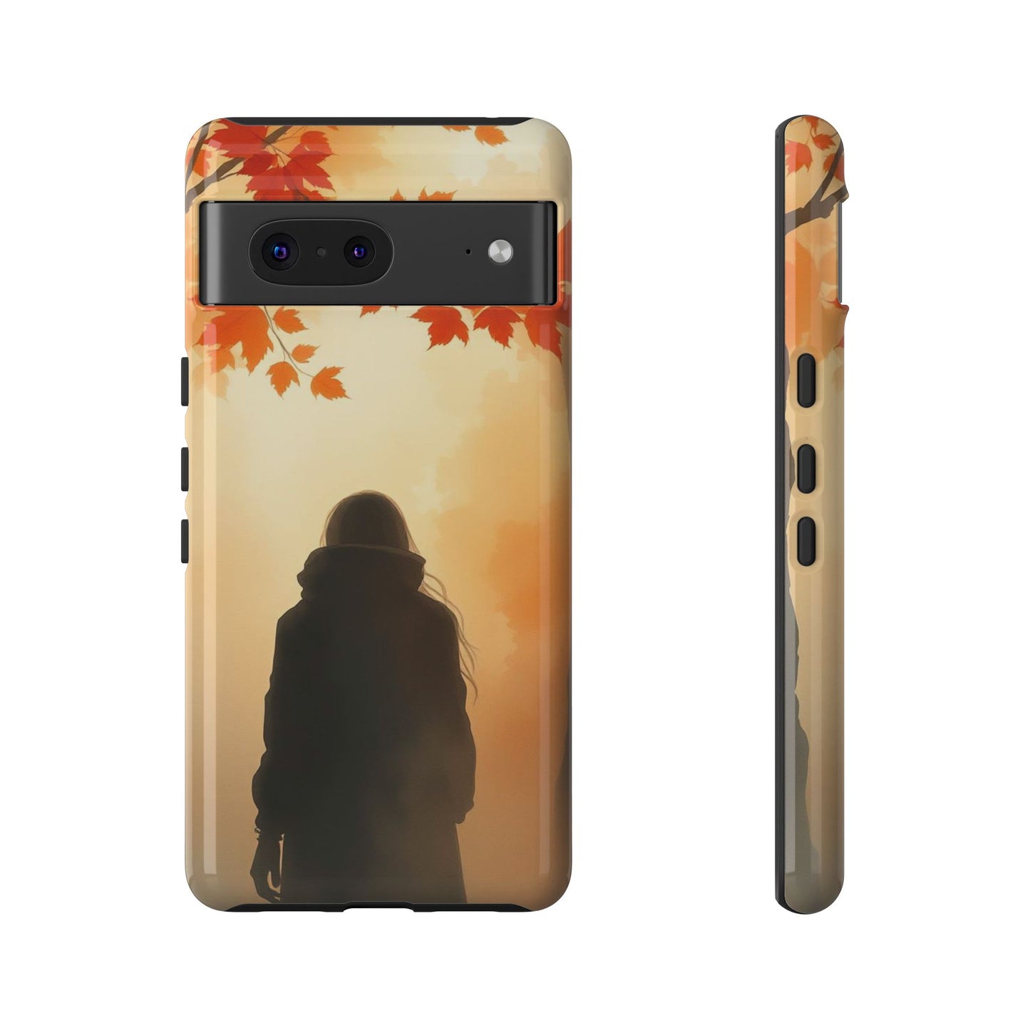 Google Pixel 7 / Glossy Phone Case - Watercolour Mysterious Woman Phone Case