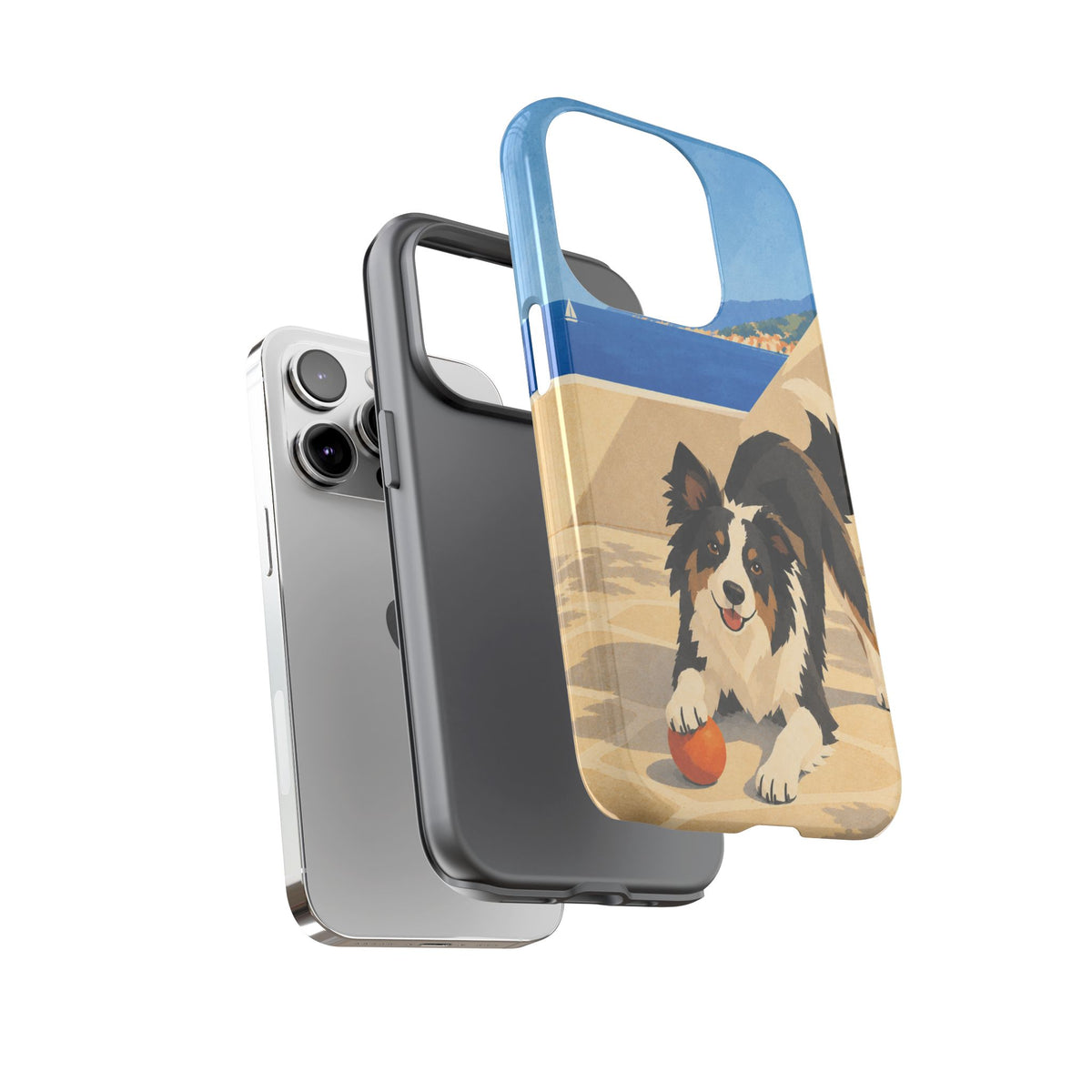 Border Collie One More Throw Phone Case - Multicolor Phone Case