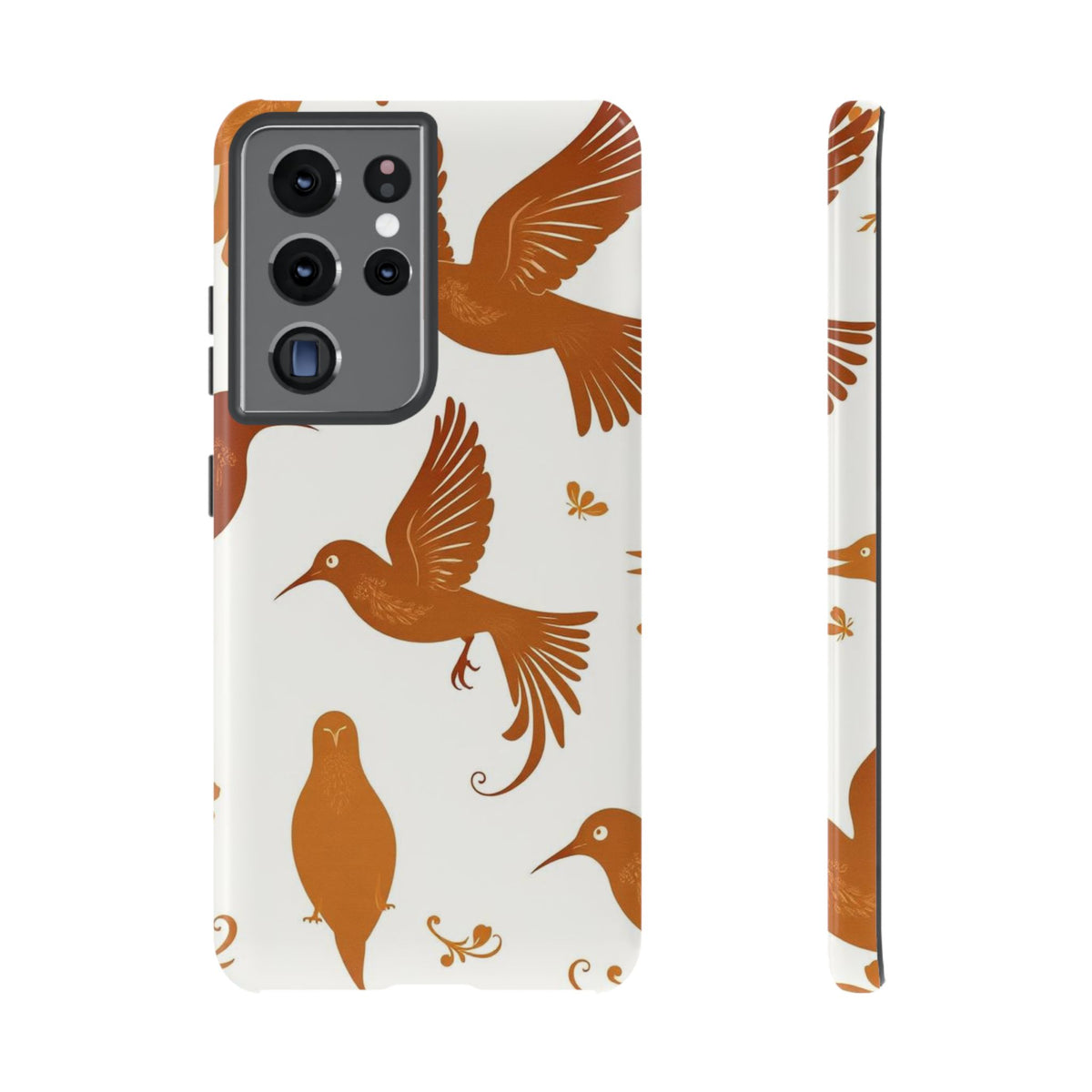 Abstract Bird Pattern Phone Case - Multicolor Phone Case - Samsung Galaxy S21 Ultra / Glossy