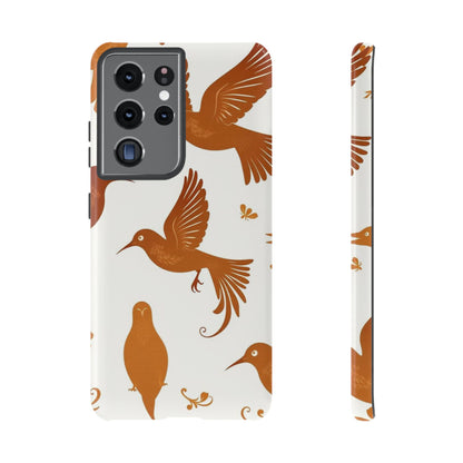 Abstract Bird Pattern Phone Case - Multicolor Phone Case - Samsung Galaxy S21 Ultra / Glossy