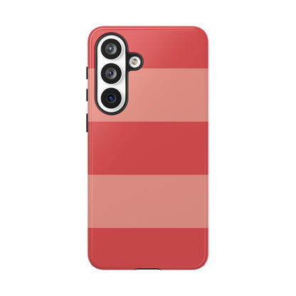 Pink Horizontal Stripe Pattern Phone Case - Pink Phone Case - Samsung Galaxy S26 Plus / Glossy