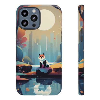 Stylised Panda Design Phone Case - Multicolor Phone Case - iPhone 13 Pro Max / Glossy