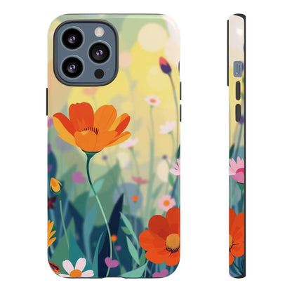 Pop Art Style Wildflower Design Phone Case - Multicolor Phone Case - iPhone 13 Pro Max / Glossy