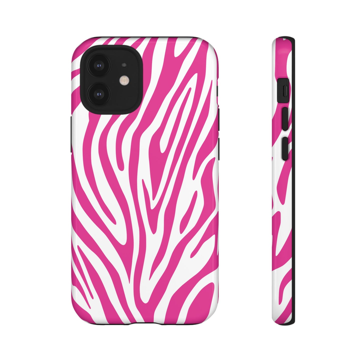 Graphic Hot Pink Tiger Print Phone Case