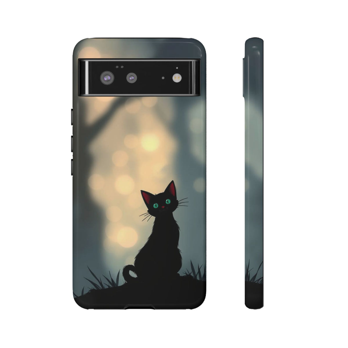 Gothic Cat Design Phone Case - Multicolor Phone Case - Google Pixel 6 / Glossy