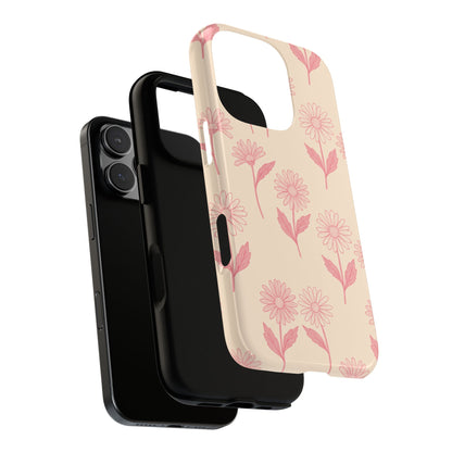 Pretty Pink Daisy Pattern Phone Case