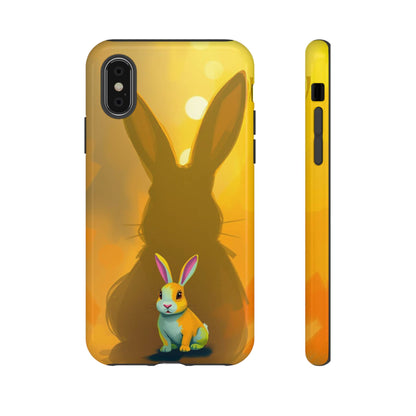 iPhone XS / Glossy Phone Case - Shadow Rabbit Design Phone Case