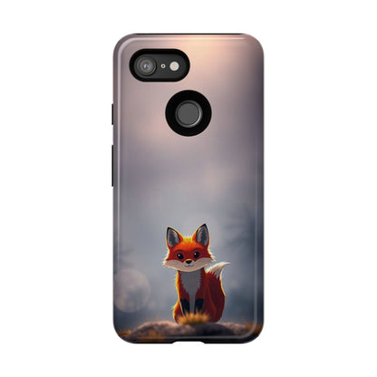 Cute Gothic Fox Design Phone Case
