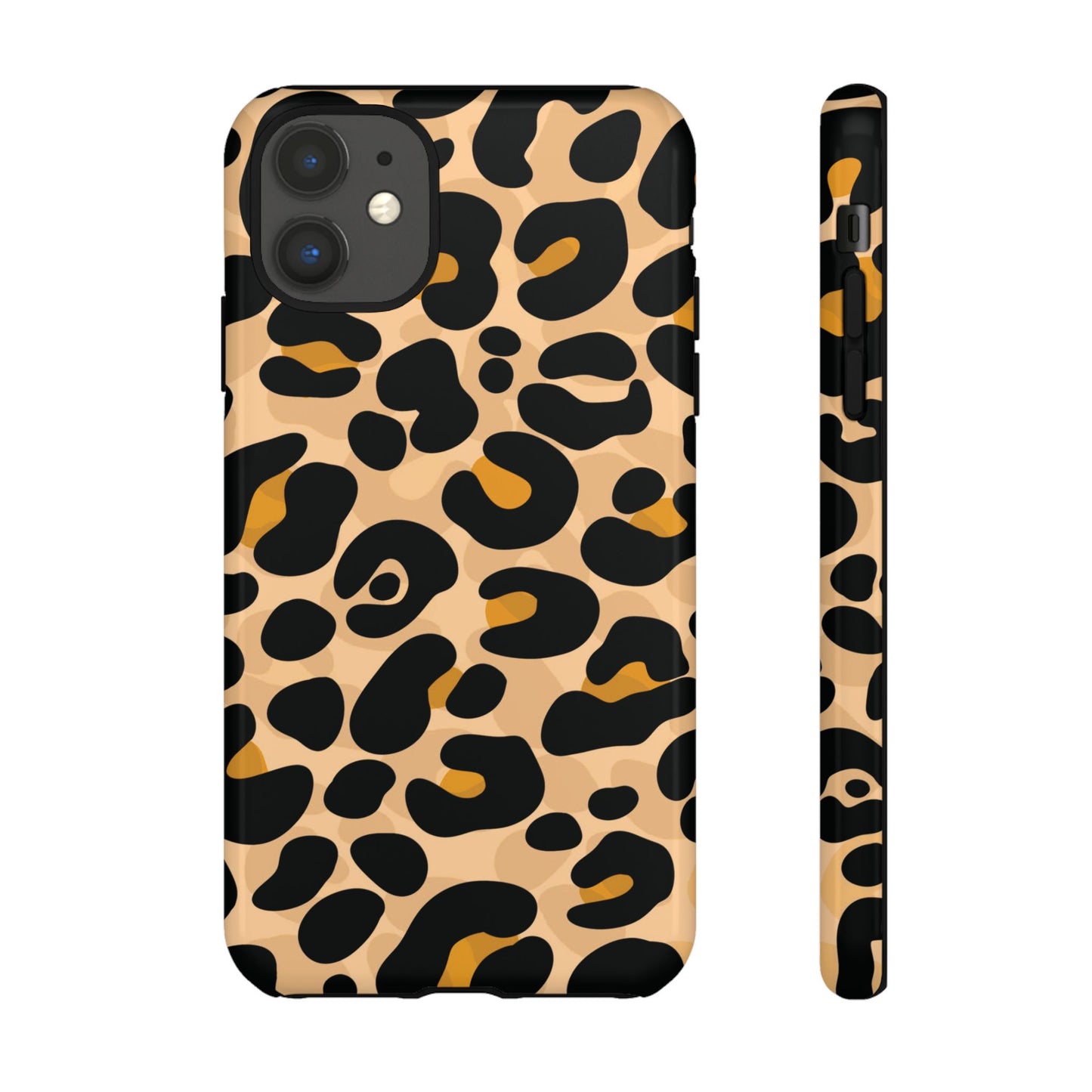 Stylish Mocha Leopard Print Phone Case