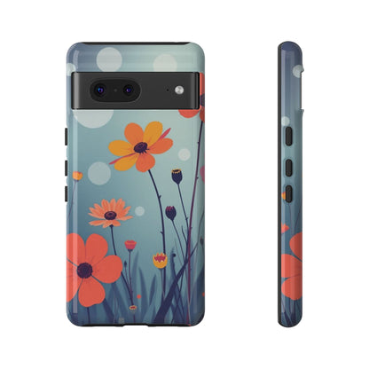 Google Pixel 7 / Glossy Phone Case - Vibrant Wildflowers Design Phone Case