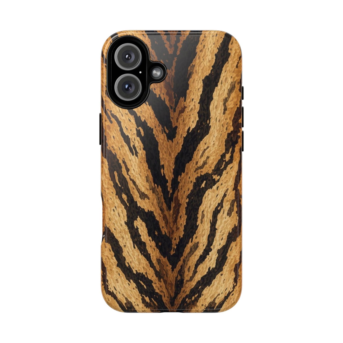 Amber Tiger Print Phone Case