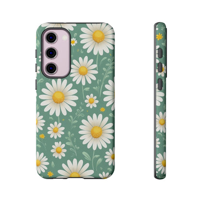 Samsung Galaxy S23 Plus / Glossy Phone Case - Daisies Floral Pattern 1 Phone Case