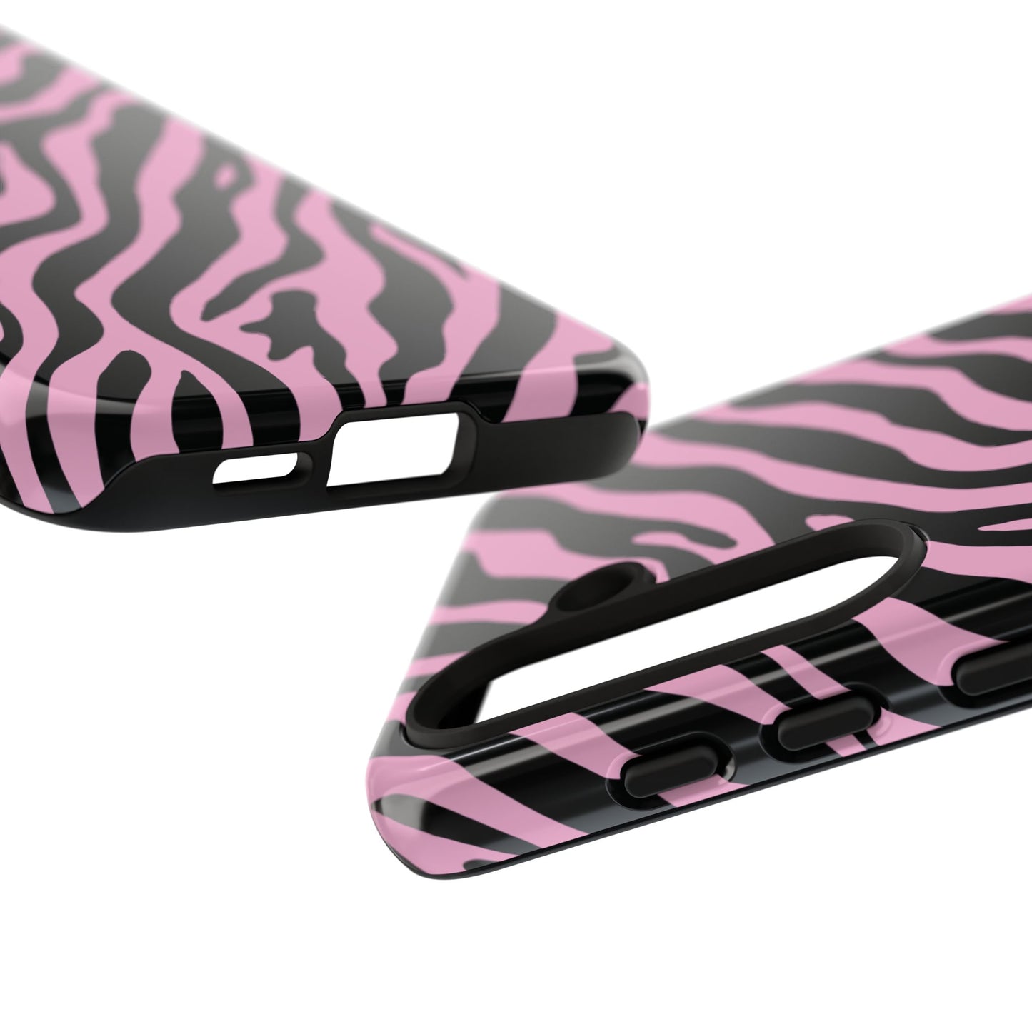 Stylish Blush Zebra Print Phone Case