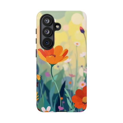 Pop Art Style Wildflower Design Phone Case - Multicolor Phone Case - Samsung Galaxy S26 / Glossy