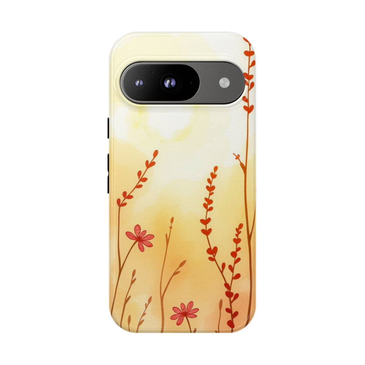 Boho Chic Watercolour Wildflower Dusk Pattern Phone Case - Multicolor Phone Case - Google Pixel 9 / Glossy