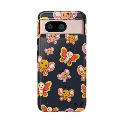 Grey Butterfly Sticker Design Phone Case - Grey Phone Case - Google Pixel 8 / Glossy