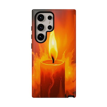 Red Candle Phone Case - Multicolor Phone Case - Samsung Galaxy S24 Ultra / Glossy