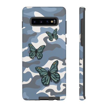 Phone Case - Light Blue Butterfly Camo Phone Case