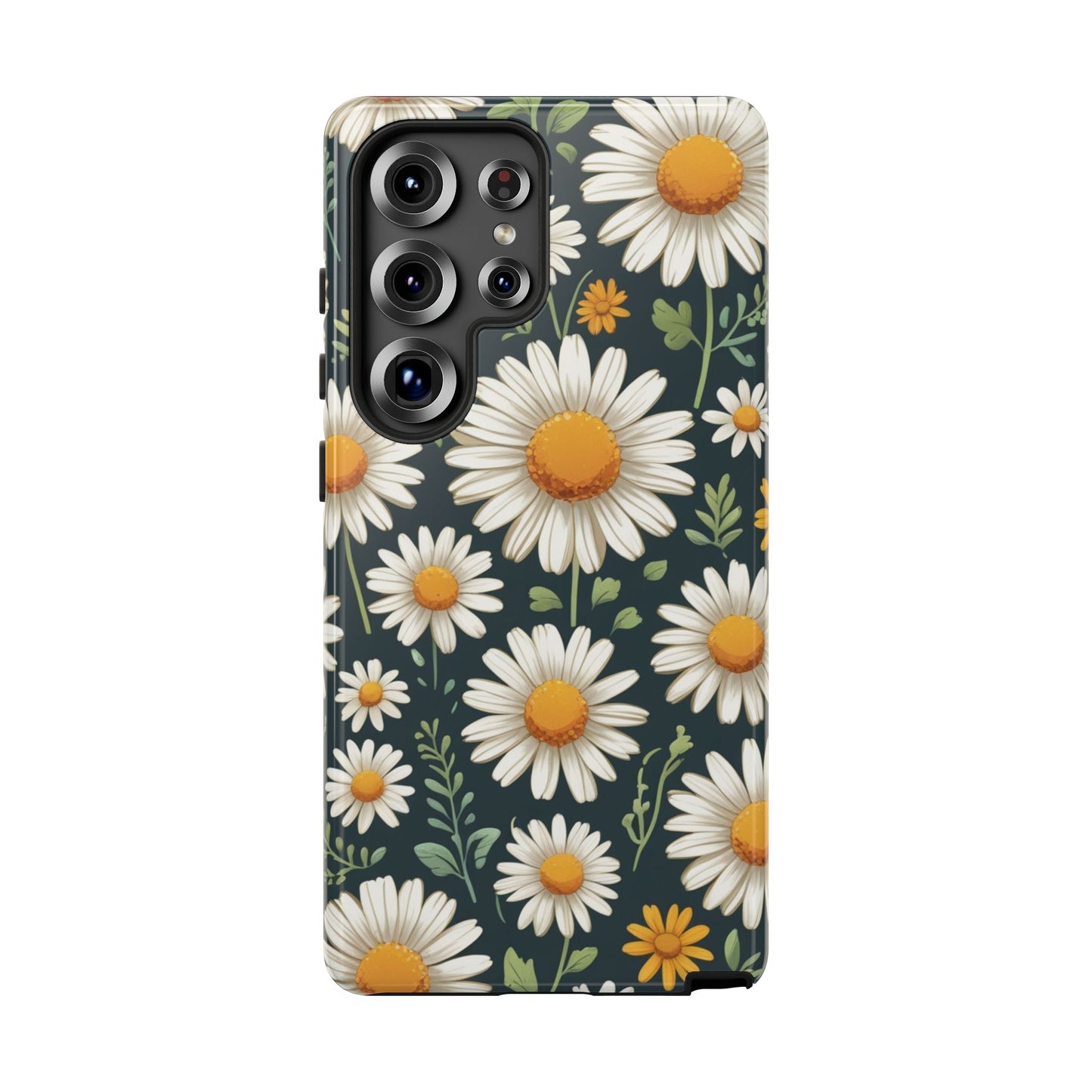 Samsung Galaxy S25 Ultra / Glossy Phone Case - Daisies Floral Pattern 3 Phone Case