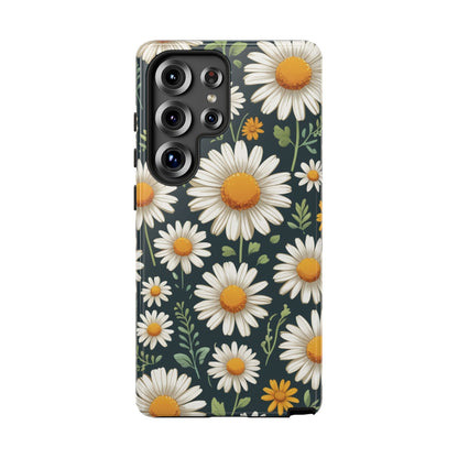 Samsung Galaxy S25 Ultra / Glossy Phone Case - Daisies Floral Pattern 3 Phone Case