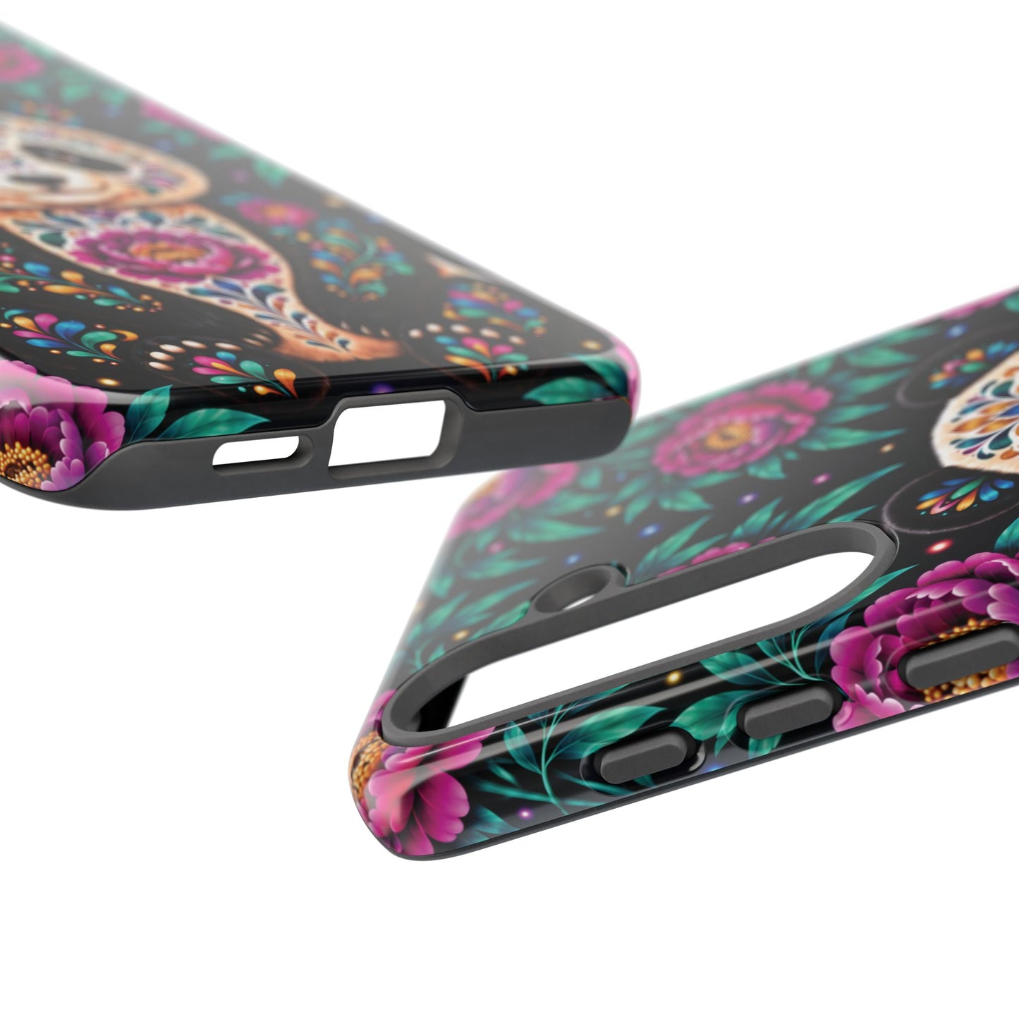 Cute Purple and Teal Calavera Panda Phone Case - Multicolor Phone Case