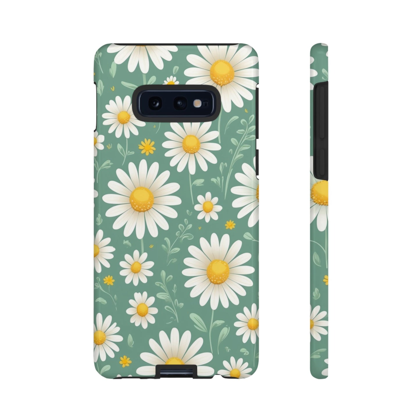 Samsung Galaxy S10E / Glossy Phone Case - Daisies Floral Pattern 1 Phone Case