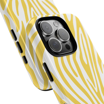 Graphic Yellow Tiger Print Phone Case