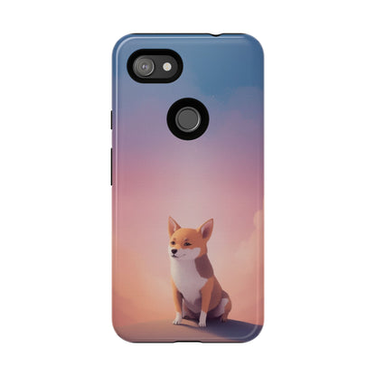 Cute Dog & Cloud Design "Good Doggo" Phone Case