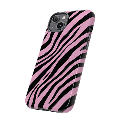 Modern Blush Zebra Print Phone Case