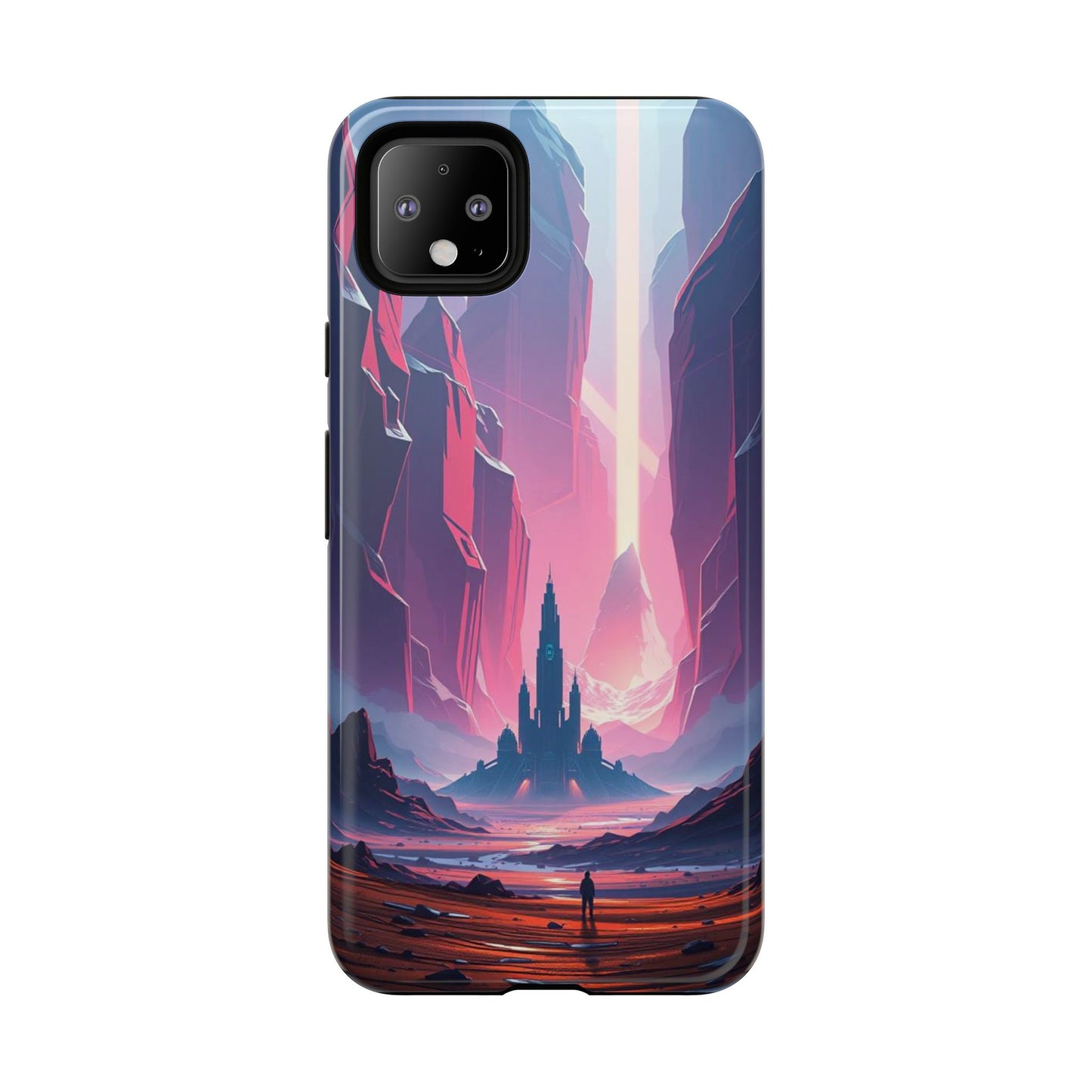 Alien Fortress Design Phone Case