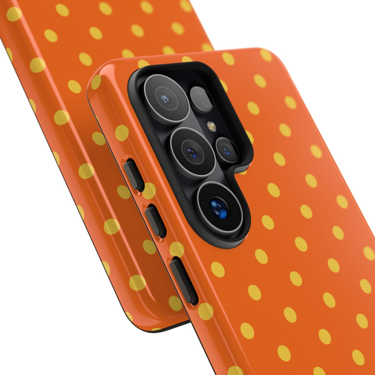 Trendy Orange & Yellow Dot Pattern Phone Case