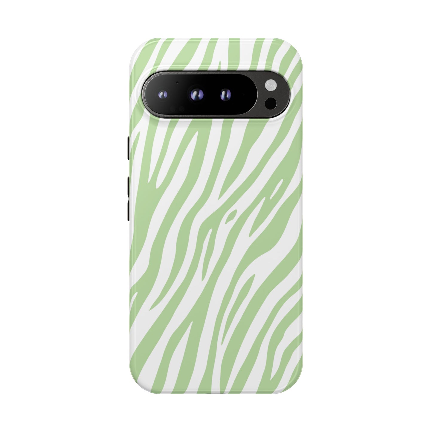 Mint Tiger Print Phone Case