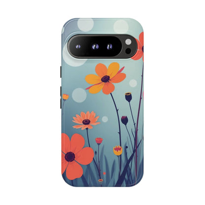 Google Pixel 9 Pro / Glossy Phone Case - Vibrant Wildflowers Design Phone Case