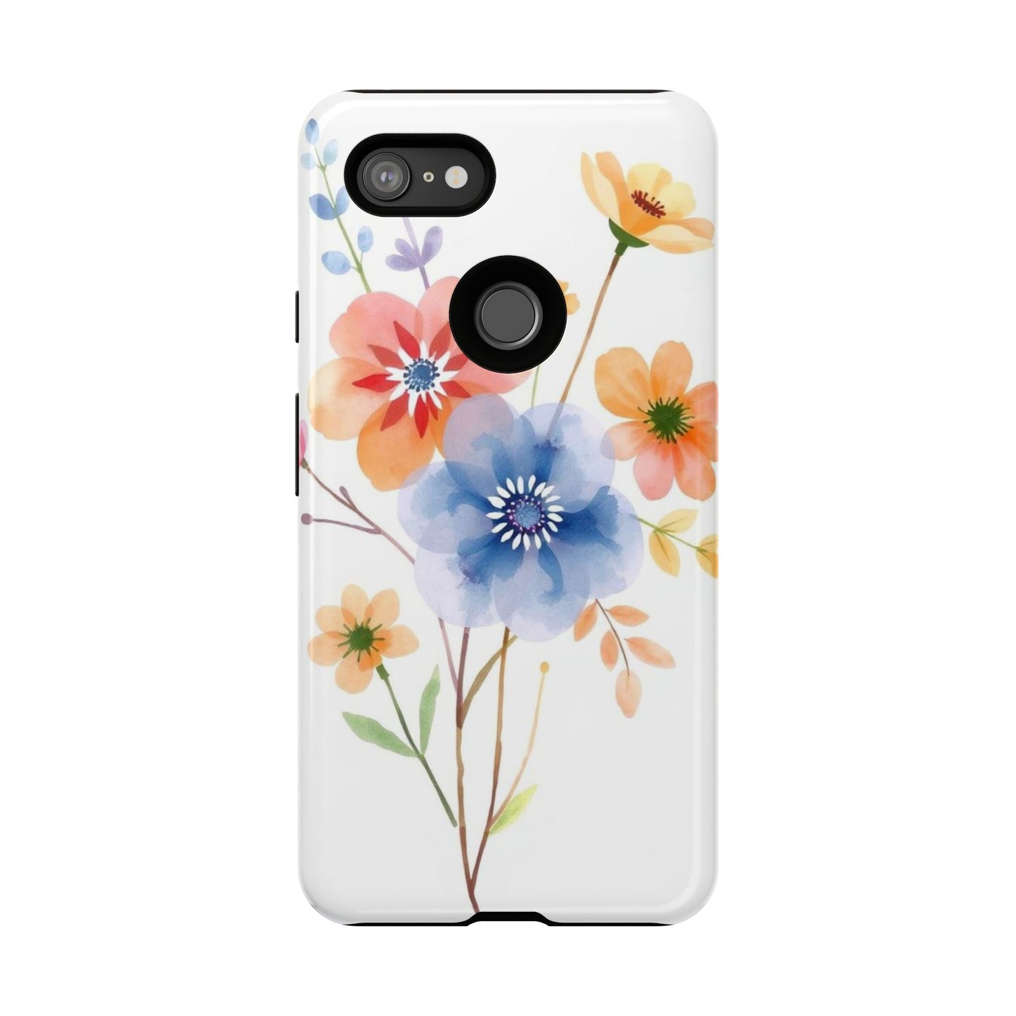 Boho Chic Watercolour Bouquet Pattern Phone Case