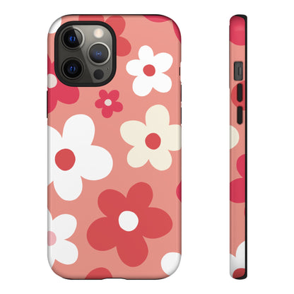 Cute Pink Daisy Pattern #1 Phone Case - Pink Phone Case - iPhone 12 Pro Max / Glossy