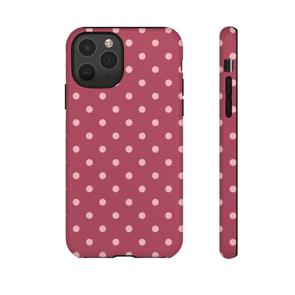 Pink Dot Pattern Phone Case