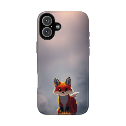 Cute Gothic Fox Design Phone Case - Multicolor Phone Case - iPhone 16 Plus / Glossy